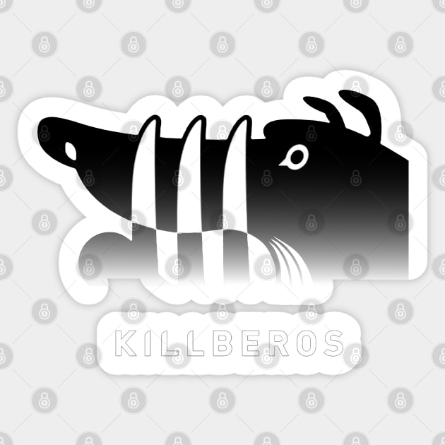 killberos logo Sticker by Atzon